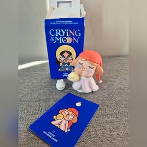 Crying to the Moon Crybaby Figure - Pink and White
